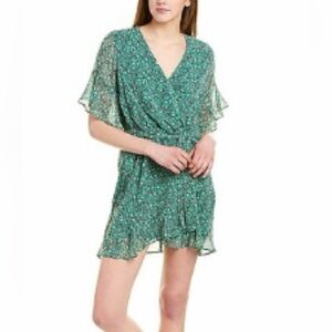 Sadie & Sage Green Floral Summer Dress